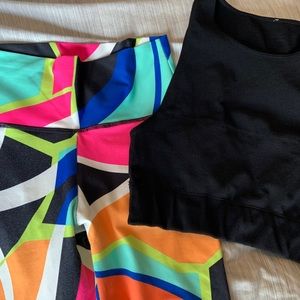 Fabletics leggings and crop tank!